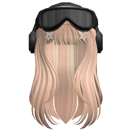 Grunge hair w/ Goggles in Blonde