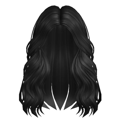 Cozy Long Wavy Hair in Black