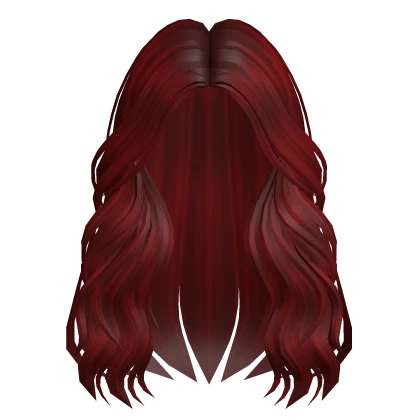 Cozy Long Wavy Hair in Red