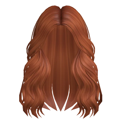 Cozy Long Wavy Hair in Ginger