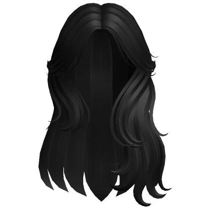 Long Wavy Black Hair