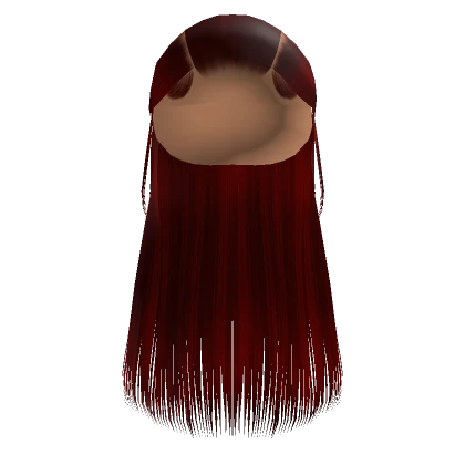 Claw Clip Half Up Half Down Weave In Red