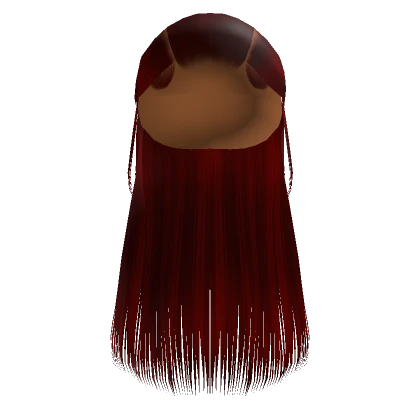 Claw Clip Half Up Half Down Weave In Red