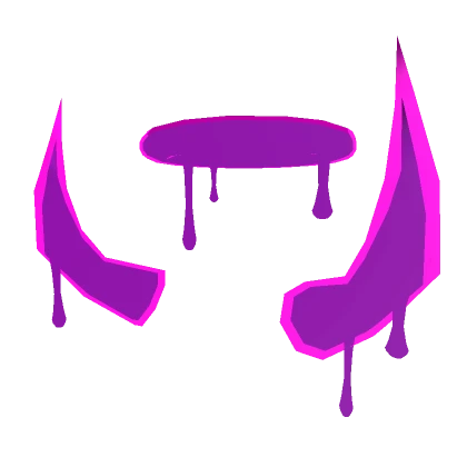 Neon Slime Horns: Pink