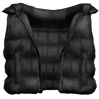 Black Puffer Vest 3.0