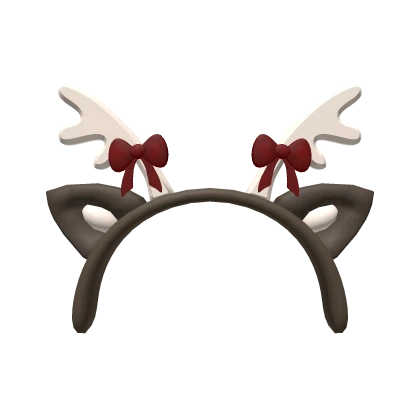 Red Christmas Reindeer Antlers