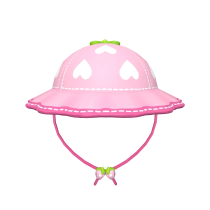 Kawaii Strawberry Bucket Hat