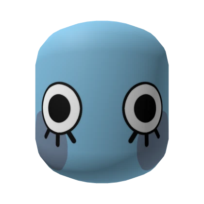 Flushing Stare Mask (Pastel Blue)