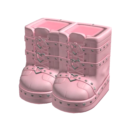 Y2K Boots (Pink)