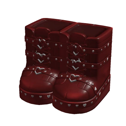 Y2K Boots (Red)