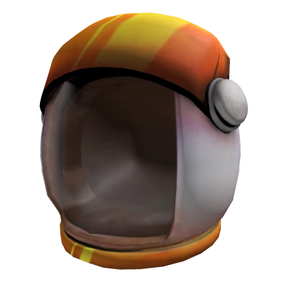 Orange Space Helmet