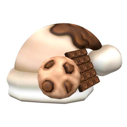 Chocolate Cookie Santa Hat