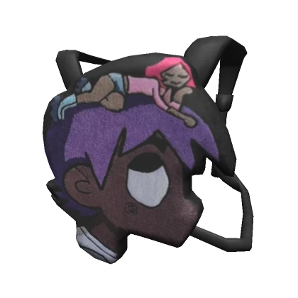 Purple Y2K Rapper Backpack (1.0)