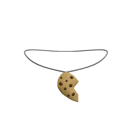 ɞ | (3.0) left heart cookie necklace