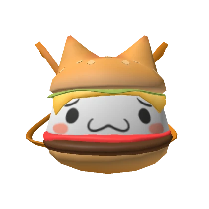 ɞ | (1.0) silly burger cat backpack