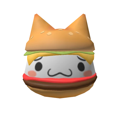 ɞ | (3.0) silly burger cat backpack