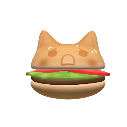 ɞ | silly burger cat