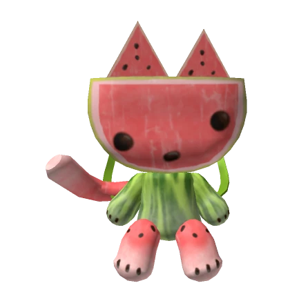 ɞ | (3.0) watermelon cat backpack