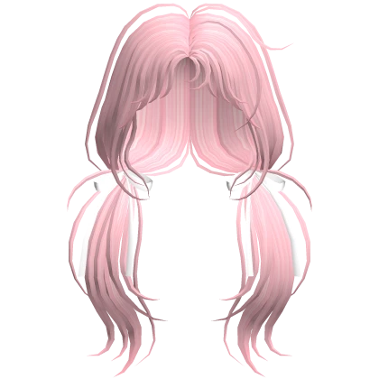 Pink Preppy Ribbon Pigtails