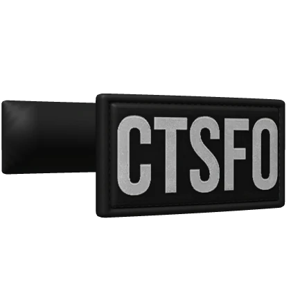 Black CTSFO JMP Vest Patches