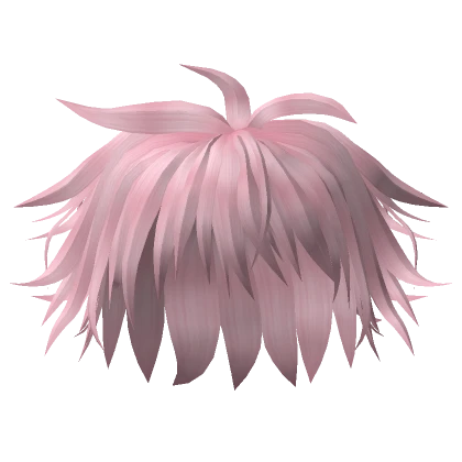 pink anime gojo hair