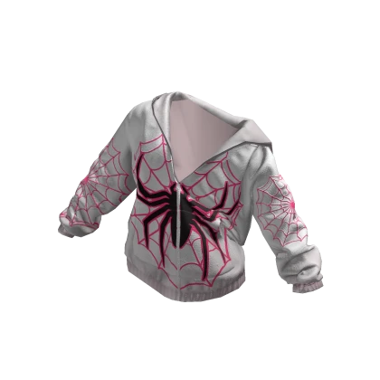 Y2K Pink Spider Hoodie