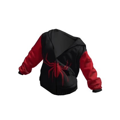 Y2K Black Spider Hoodie v2