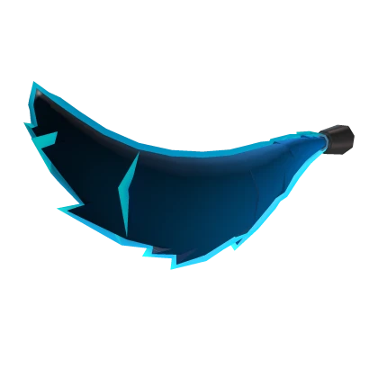 Ampere Fluffy Light-Blue Neon Tail