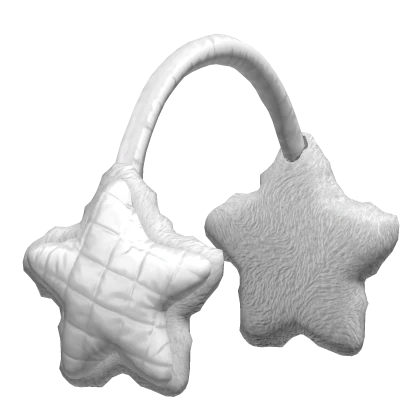 White Cushion Star Earmuffs