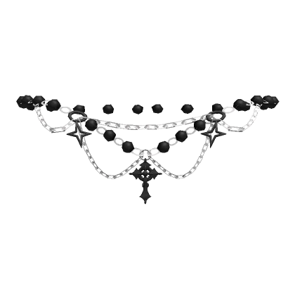 Gothic Cross Necklace 1.0 Black