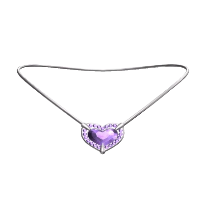 vstar* Amethyst Heart Necklace