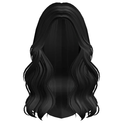 Preppy Long Lush Wavy Glam Girl Hair (Black)