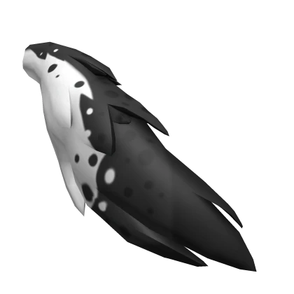 Black N' White Hyena Tail