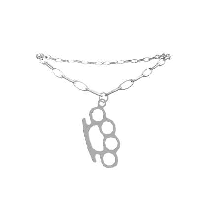 (3.0) Brass knuckles necklace