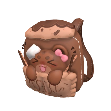 Kawaii Smores Bear Backpack