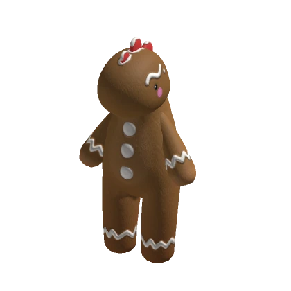  Big Gingerbread Plush Dino Suit Red Christmas