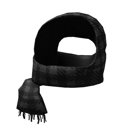 Traditional Black Scarf