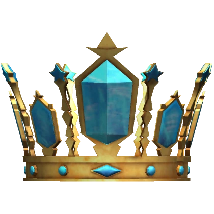 Gothic Royal Sky Blue Crown