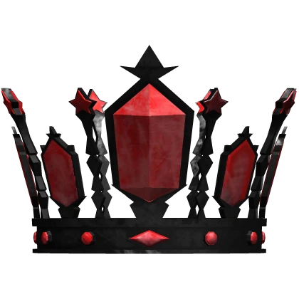 Gothic Black Red Sovereign Crown