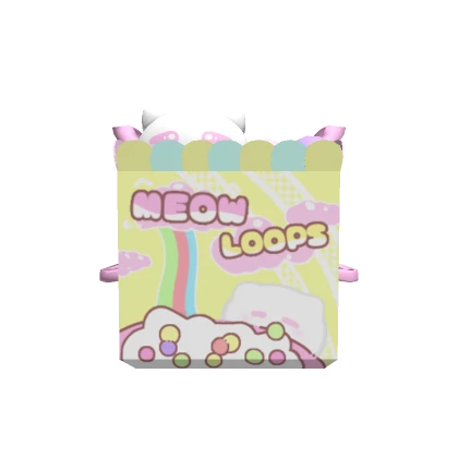 1.0 meow loops cereal bag