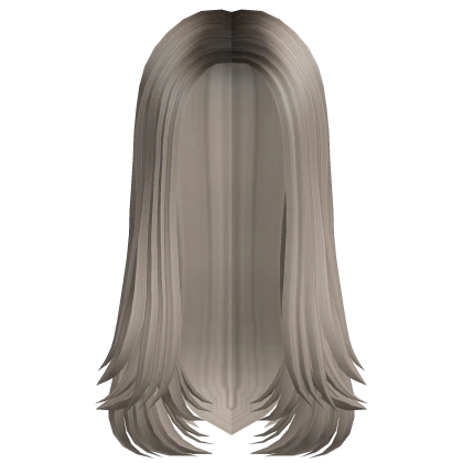 Long Layered Straight Supermodel Hair Platinum