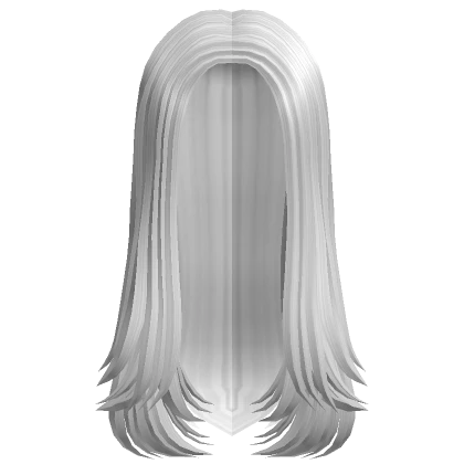 Long Layered Straight Supermodel Hair White