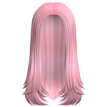 Long Layered Straight Supermodel Hair Pink 