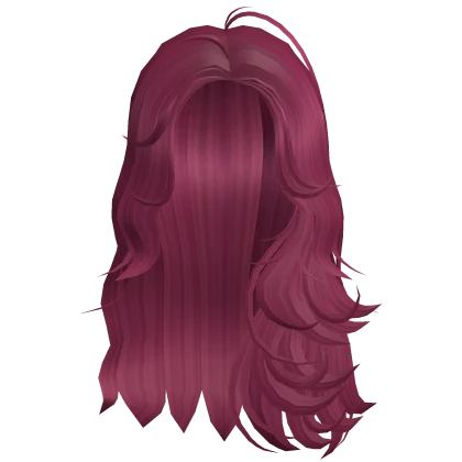 Majestic Long Curled Hair Magenta
