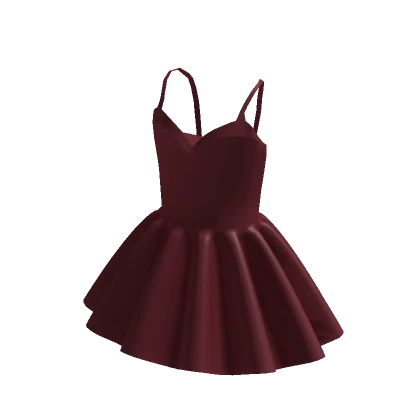 Red Strappy Babydoll Dress