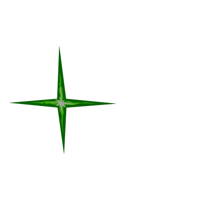 Green Anime Eye Glare Sparkle - Left