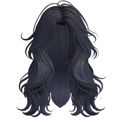 Voluminous Wavy Hair(Blue Black)