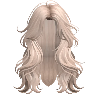 Voluminous Wavy Hair(Platinum Blonde)