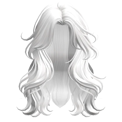 Voluminous Wavy Hair(White)