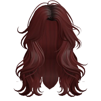 Voluminous Wavy Hair(Dark Red)